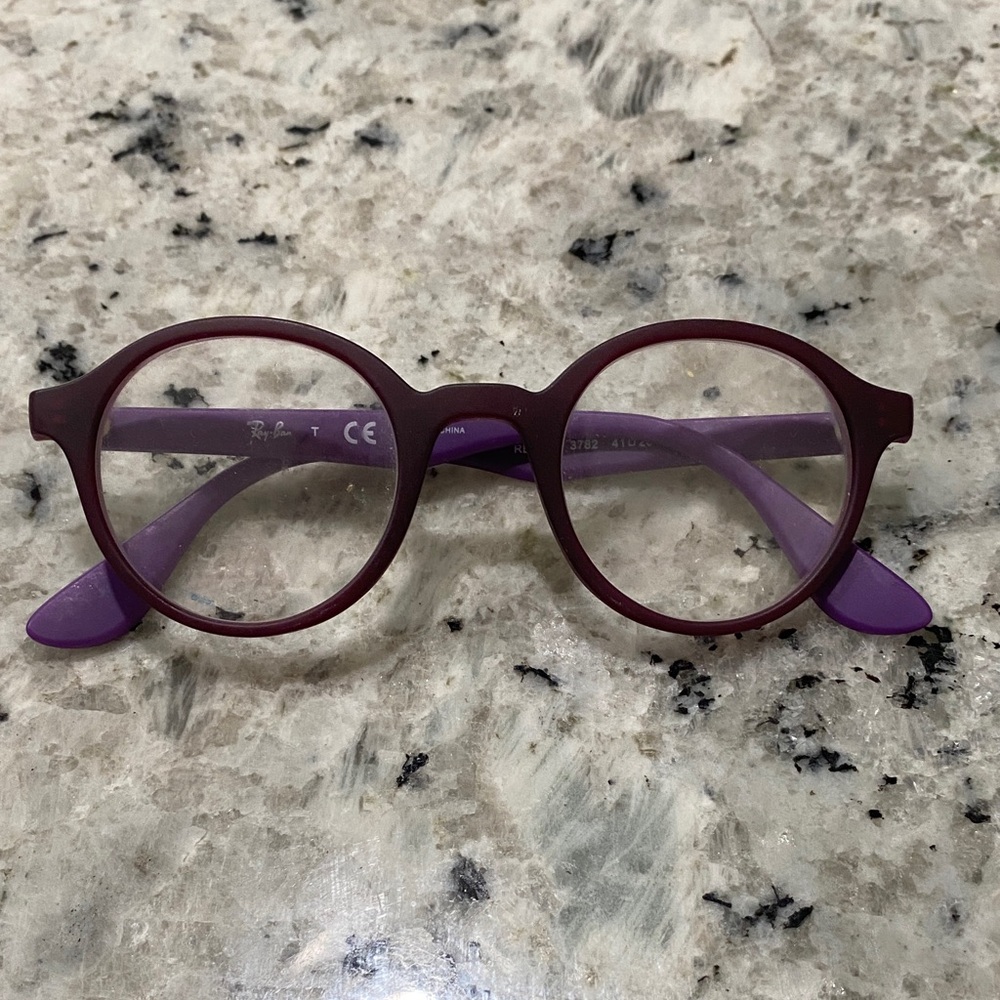 Ray-Ban Plum Round Glasses